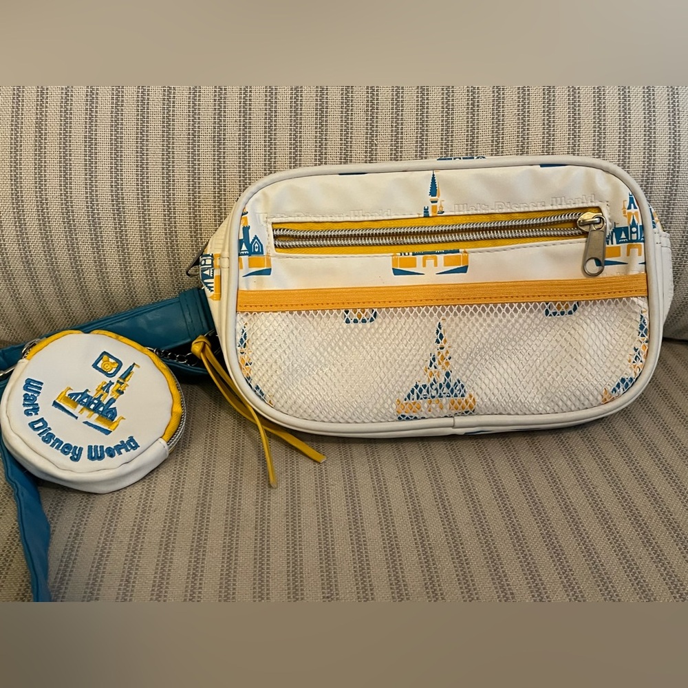 Disney World belt bag Fanny pack retro print